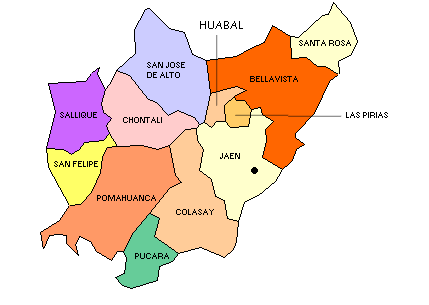 DISTRITOS DE JAÉN